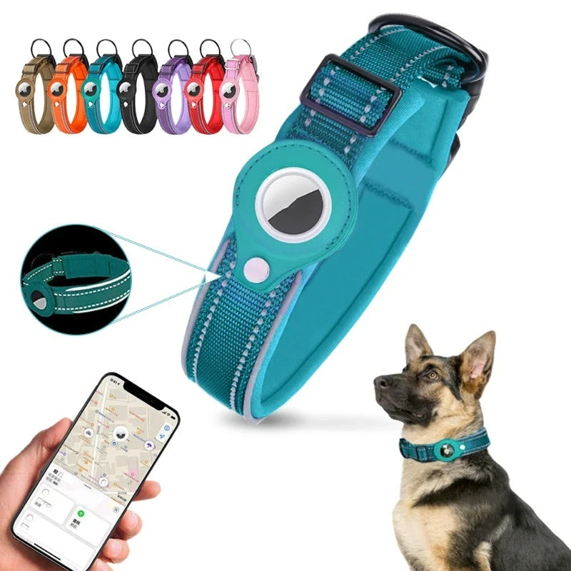 Original AirTag Case Leather Traction Collar - Woofcuties