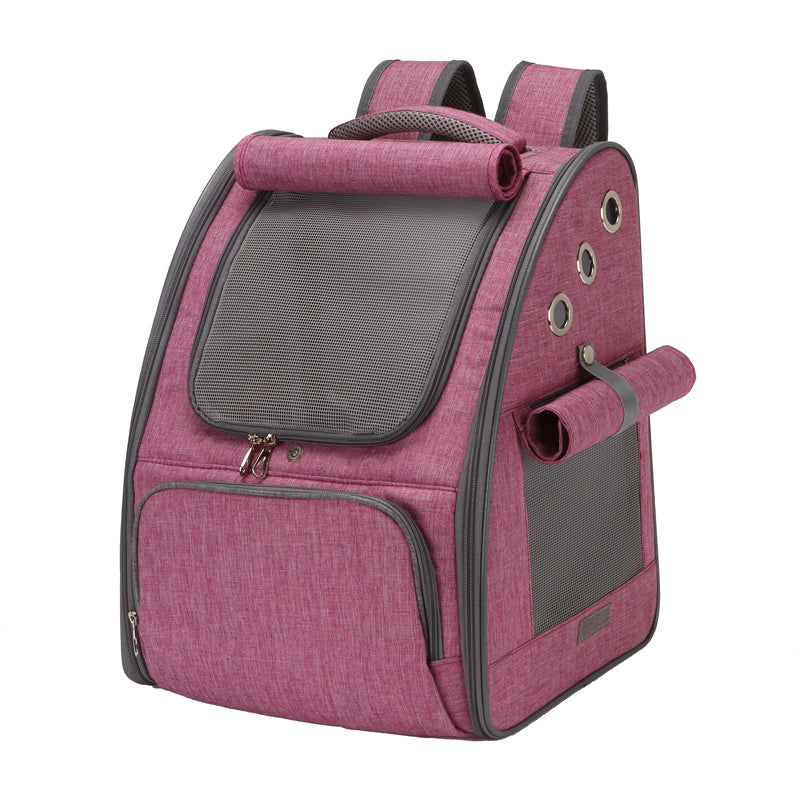 Luxuriant Ventilated Chest Pet Backpack - Woofcuties