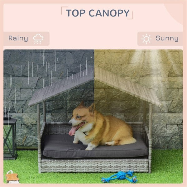 Luxe Pet Sofa Bed - Elite Dog Tent with Canopy - Woofcuties