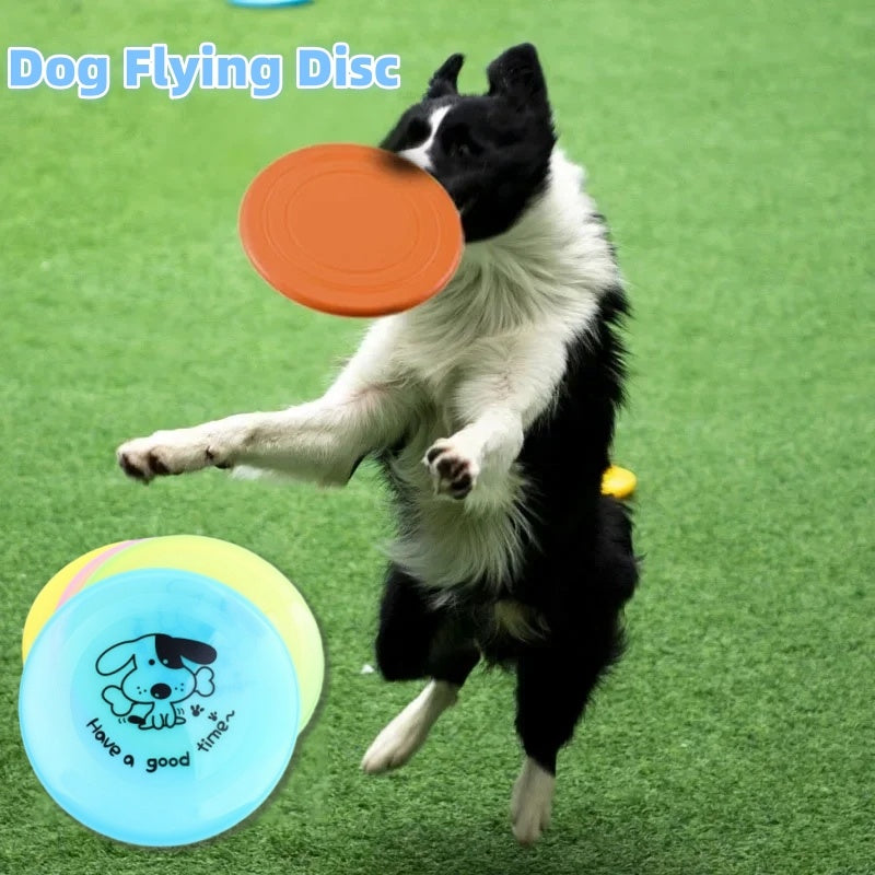 Silicone Flying Saucer - Premium Interactive Chew Toy for Pets - Woofcuties