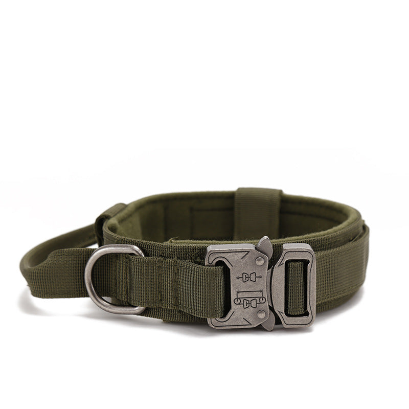 Rugged Tactical Adjustable K9 Dog Collar - Woofcuties
