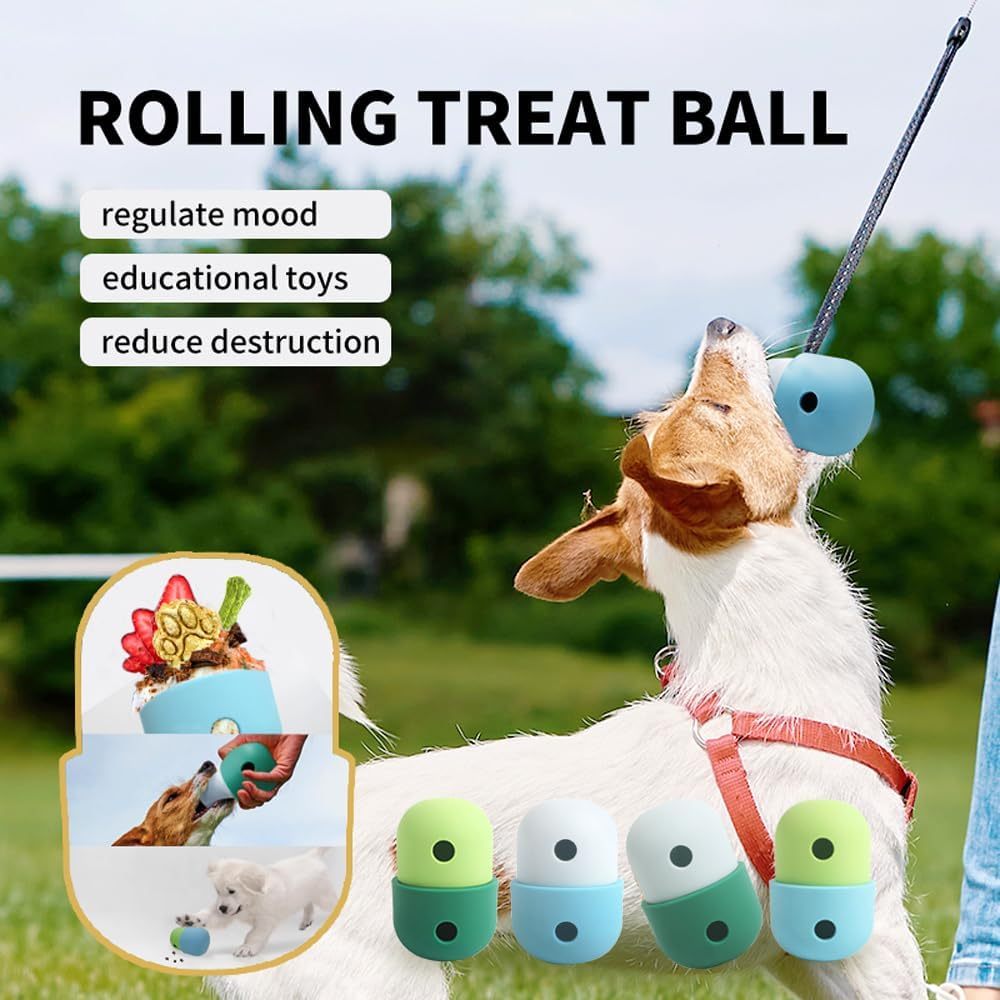 Pet Puzzle Toy - Cute Interactive Dog Treat Dispensing Ball - Woofcuties
