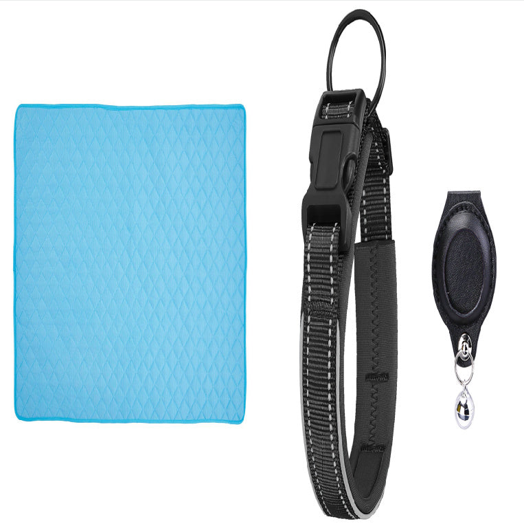 Splendid Leather AirTag Pet Collar Case - Woofcuties