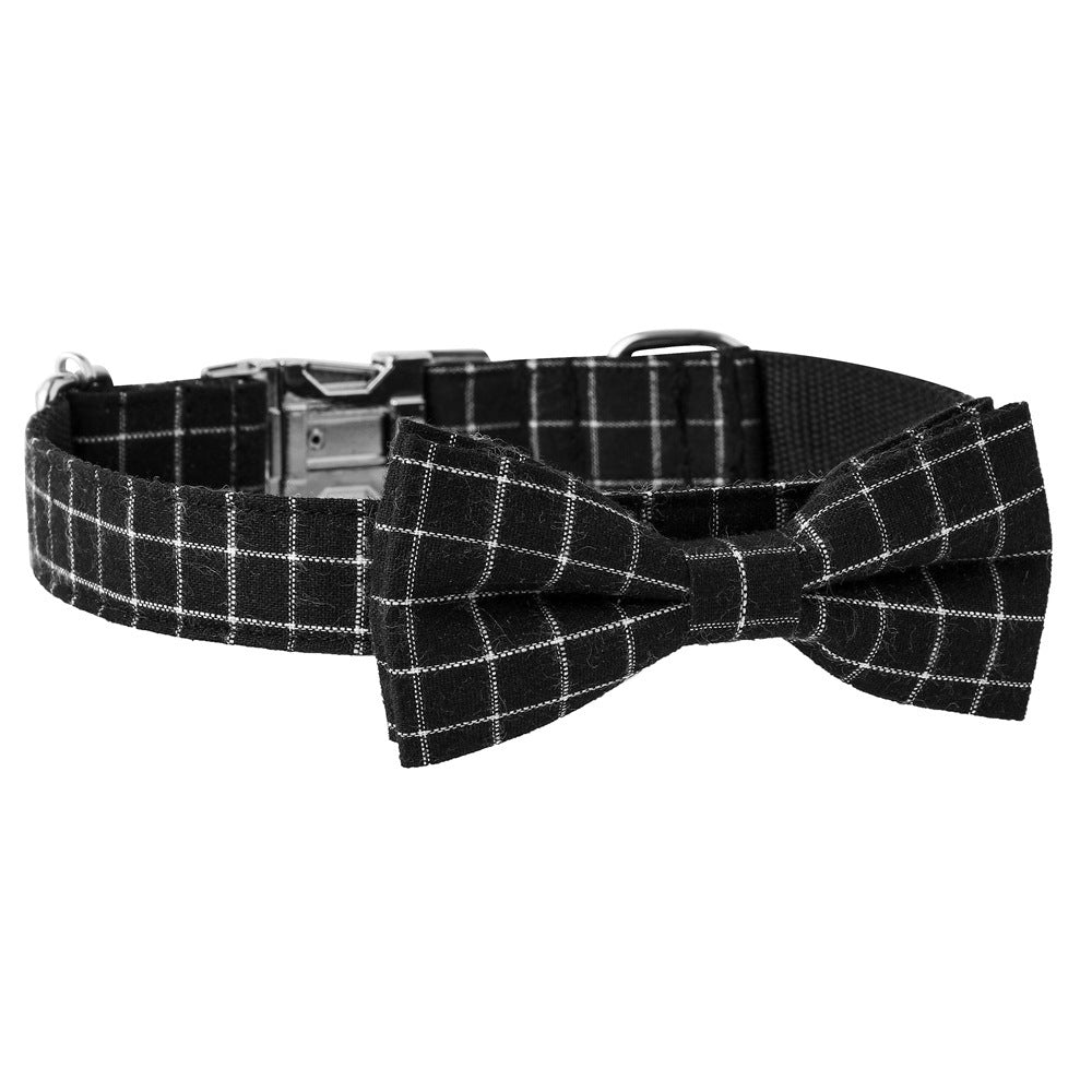 Opulent British Plaid Alloy Dog Collar - Woofcuties
