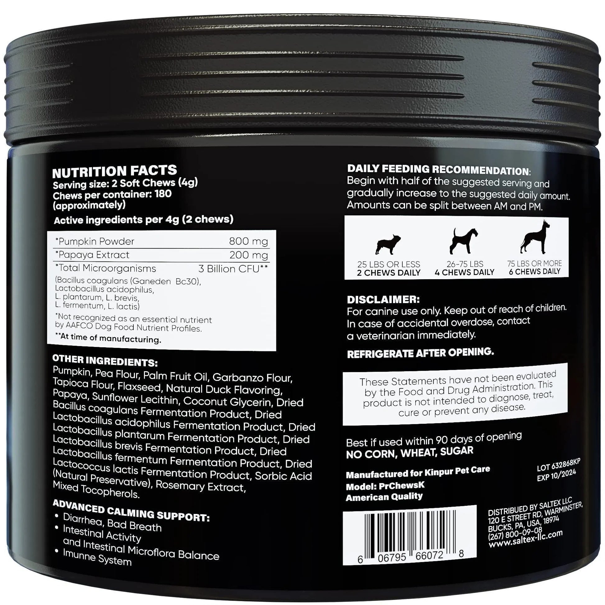 Gourmet Duck Flavour Probiotic Chews - Premium Gut Health Support for Dogs - Woofcuties